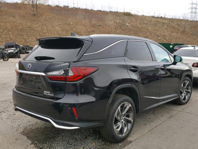 JTJDZKCA9J2006065 - 2018 LEXUS RX 350 L BLACK photo 4