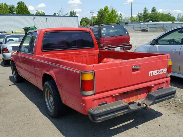 JM2UF3133H0191835 - 1987 MAZDA B2200 CAB RED photo 3