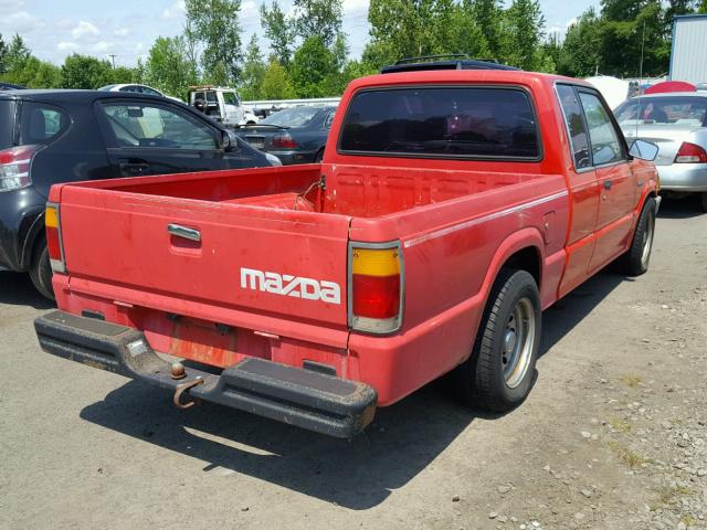 JM2UF3133H0191835 - 1987 MAZDA B2200 CAB RED photo 4