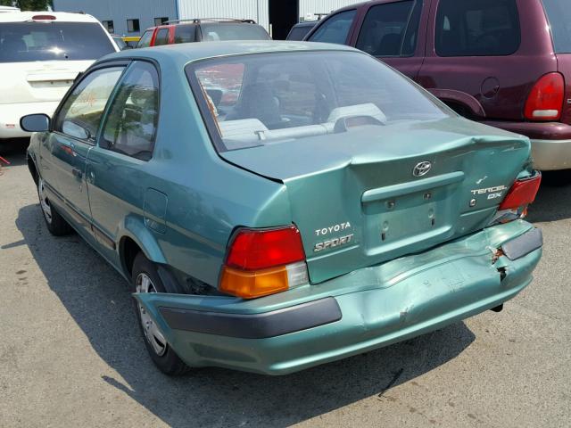 JT2EL56D1S0024579 - 1995 TOYOTA TERCEL DX GREEN photo 3