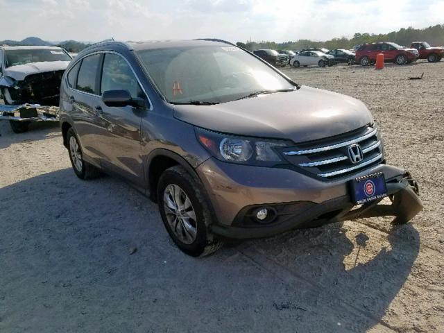 5J6RM4H71CL019139 - 2012 HONDA CR-V EXL GRAY photo 1