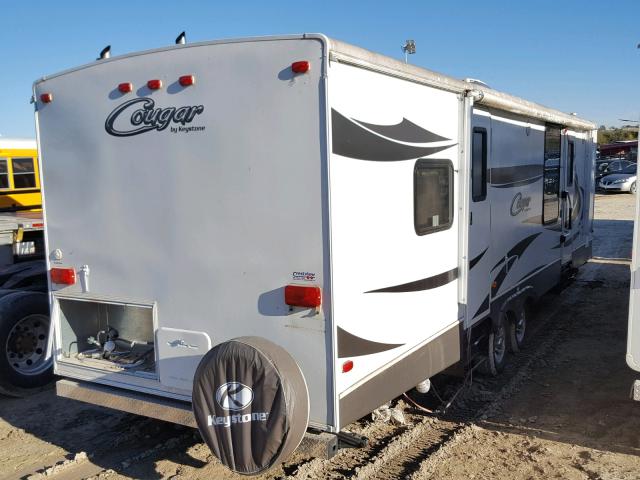 4YDT30F25CV500687 - 2012 KEYSTONE COUGAR WHITE photo 4