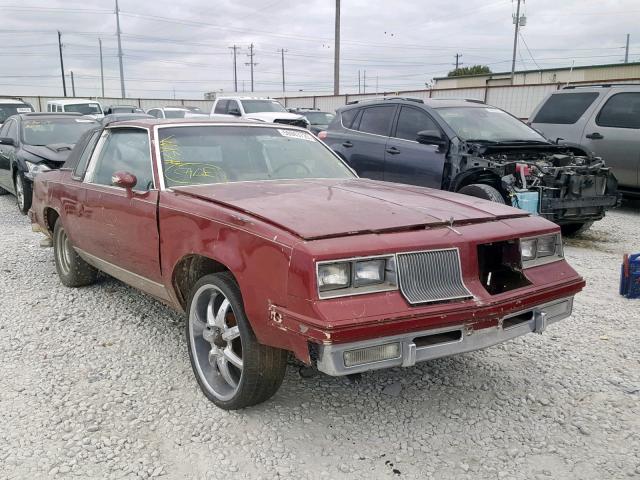 1G3AM47AXER323389 - 1984 OLDSMOBILE CUTLASS SU RED photo 1