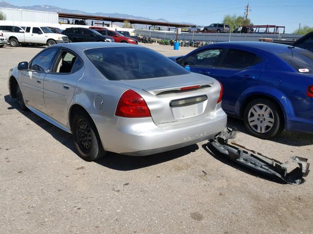 2G2WP552581114142 - 2008 PONTIAC GRAND PRIX SILVER photo 3