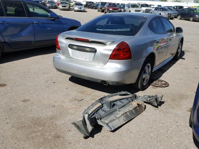 2G2WP552581114142 - 2008 PONTIAC GRAND PRIX SILVER photo 4
