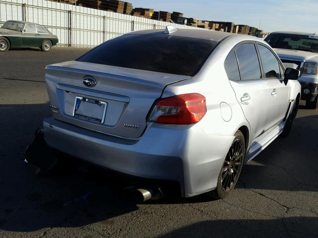 JF1VA1A69F9816839 - 2015 SUBARU WRX SILVER photo 4