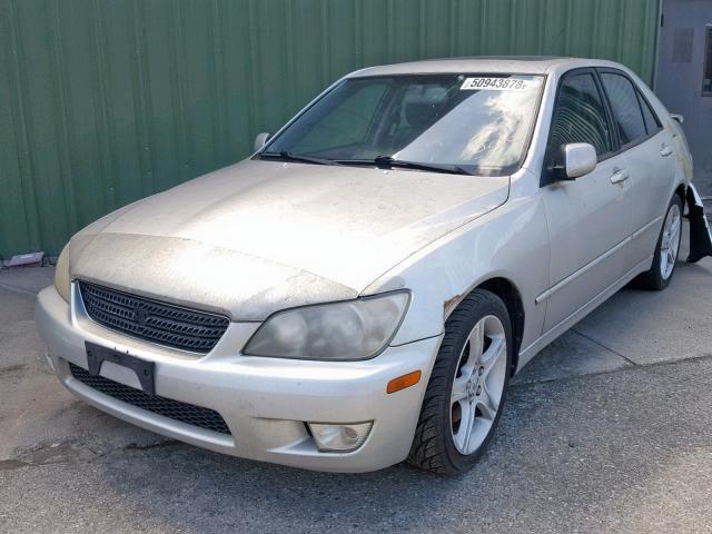 JTHBD192120042489 - 2002 LEXUS IS 300 SILVER photo 2