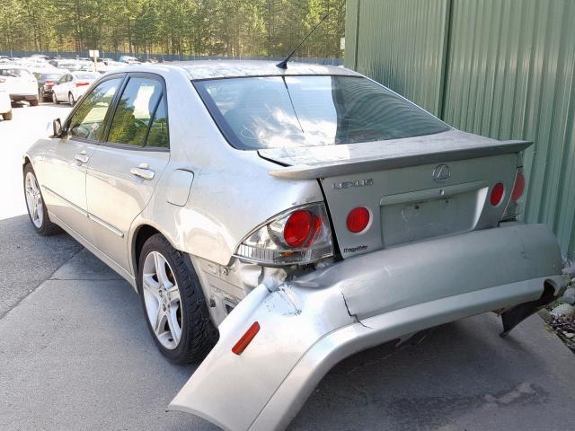 JTHBD192120042489 - 2002 LEXUS IS 300 SILVER photo 3