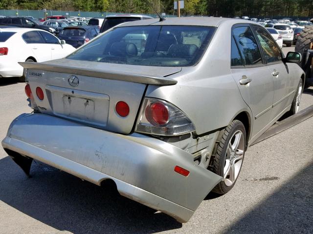 JTHBD192120042489 - 2002 LEXUS IS 300 SILVER photo 4