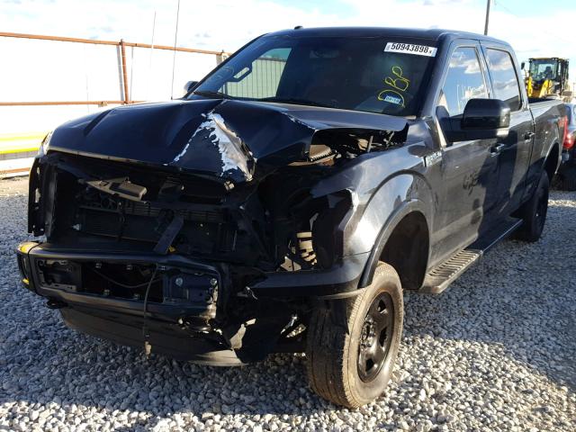 1FTFW1EF7FKD45972 - 2015 FORD F150 SUPER BLACK photo 2