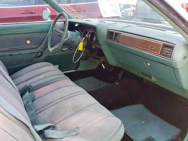 SS22G9R213041 - 1979 CHRYSLER CORDOBA GREEN photo 5