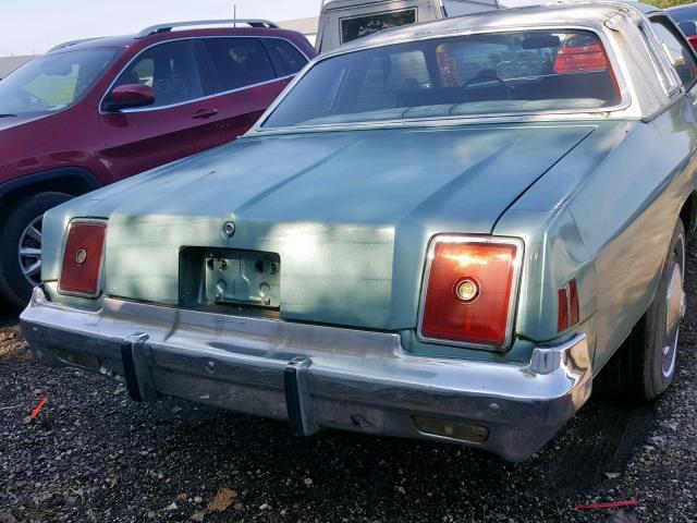 SS22G9R213041 - 1979 CHRYSLER CORDOBA GREEN photo 9