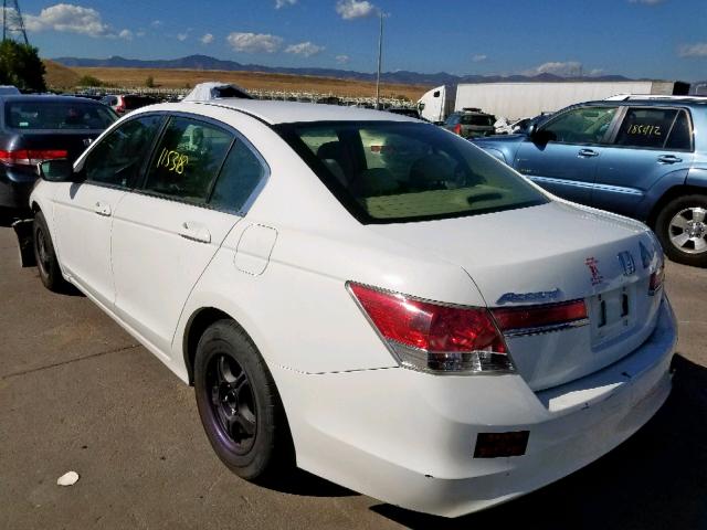 1HGCP2F36CA012644 - 2012 HONDA ACCORD LX WHITE photo 3