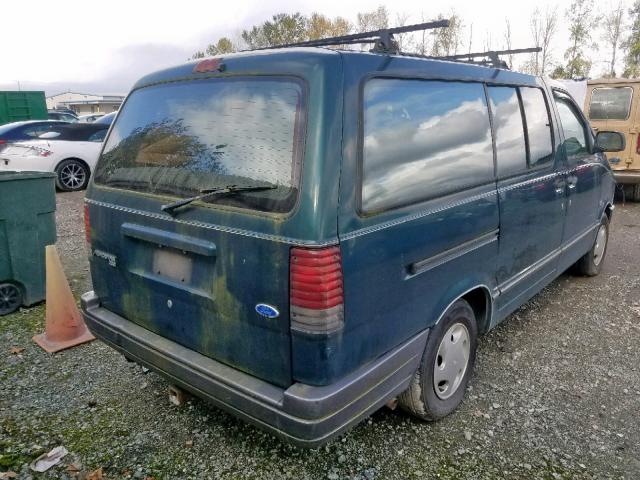 1FMDA41X7VZA85208 - 1997 FORD AEROSTAR GREEN photo 4