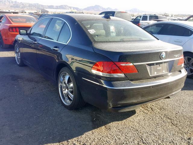 WBAHL83528DT12869 - 2008 BMW 750 I BLUE photo 3