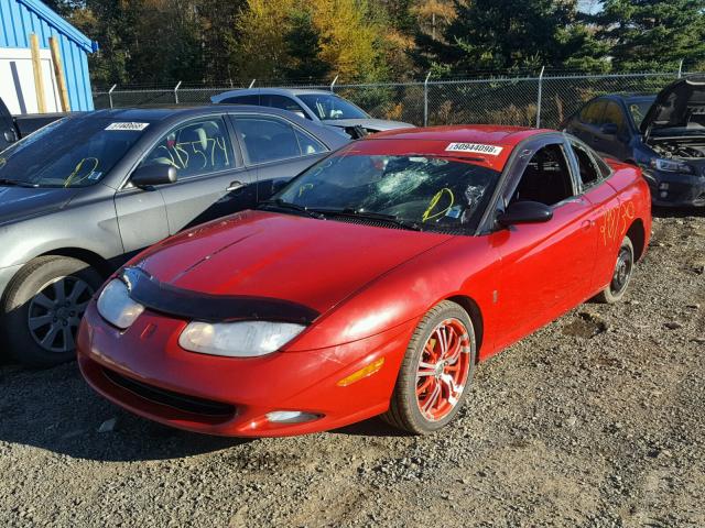 1G8ZR12771Z321621 - 2001 SATURN SC2 RED photo 2