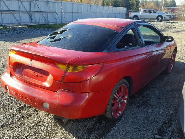 1G8ZR12771Z321621 - 2001 SATURN SC2 RED photo 4