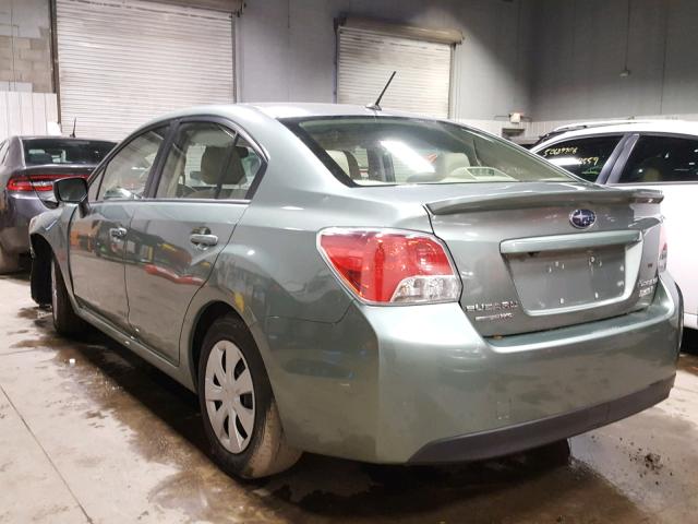 JF1GJAA61FH020584 - 2015 SUBARU IMPREZA BA GREEN photo 3