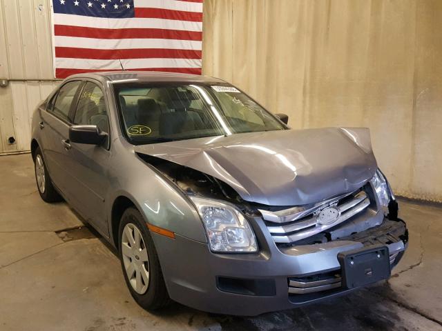 3FAHP06Z37R202075 - 2007 FORD FUSION S GRAY photo 1