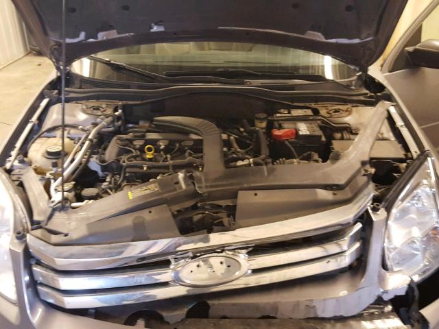 3FAHP06Z37R202075 - 2007 FORD FUSION S GRAY photo 7