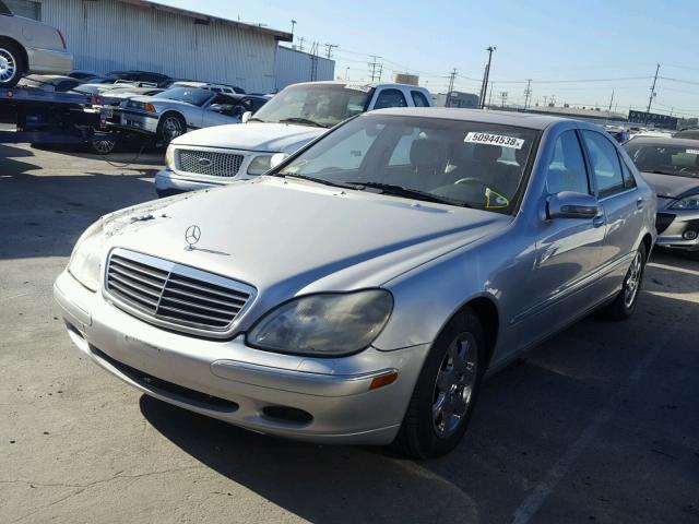 WDBNG75JXYA109128 - 2000 MERCEDES-BENZ S 500 SILVER photo 2