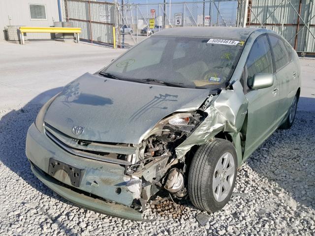 JTDKB20U387817838 - 2008 TOYOTA PRIUS GREEN photo 2