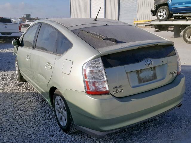 JTDKB20U387817838 - 2008 TOYOTA PRIUS GREEN photo 3