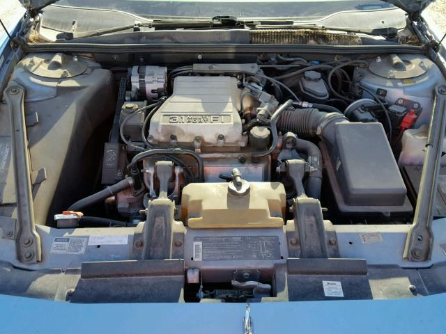 2G4WD14T1L1402901 - 1990 BUICK REGAL LIMI BLUE photo 7