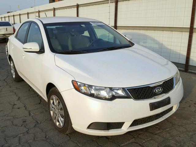 KNAFU4A20D5740692 - 2013 KIA FORTE EX WHITE photo 1