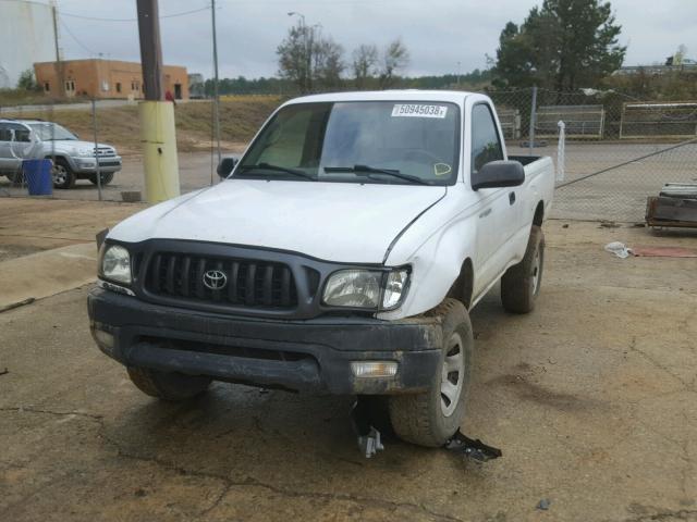 5TENM92N34Z419070 - 2004 TOYOTA TACOMA PRE WHITE photo 2