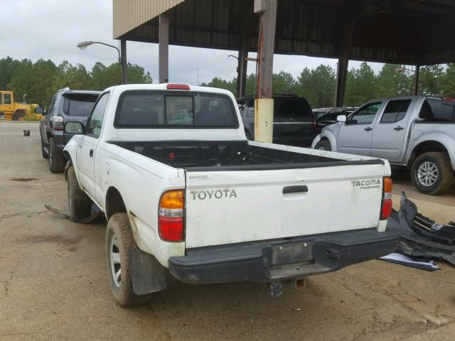 5TENM92N34Z419070 - 2004 TOYOTA TACOMA PRE WHITE photo 3