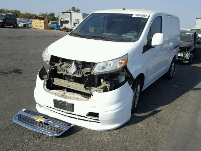 3N63M0ZN8FK694998 - 2015 CHEVROLET CITY EXPRE WHITE photo 2