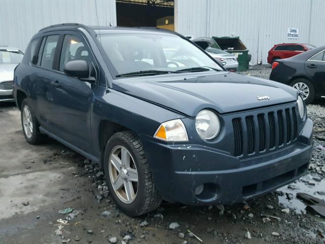 1J8FF47W17D122419 - 2007 JEEP COMPASS BLUE photo 1