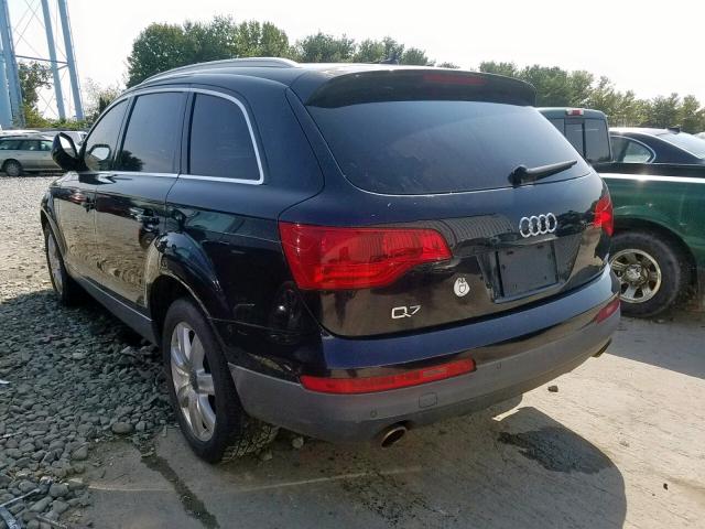 WA1BV74L38D030292 - 2008 AUDI Q7 4.2 QUA BLACK photo 3