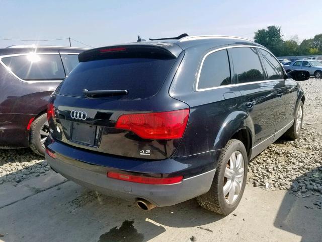 WA1BV74L38D030292 - 2008 AUDI Q7 4.2 QUA BLACK photo 4