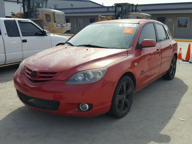 JM1BK143441151100 - 2004 MAZDA 3 HATCHBAC RED photo 2