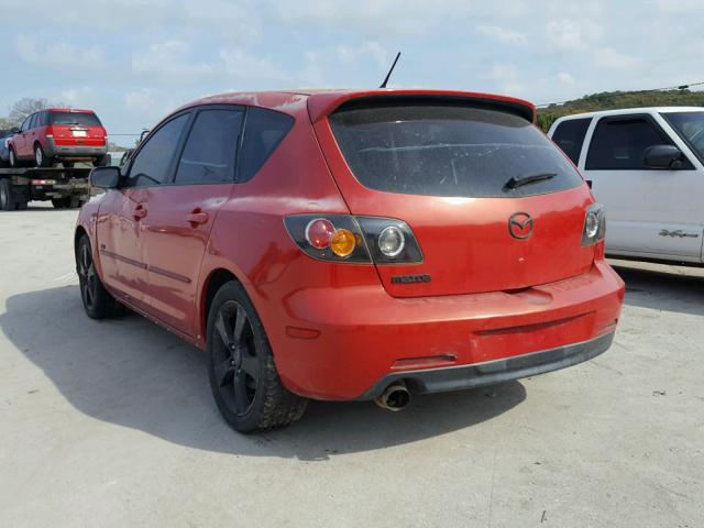 JM1BK143441151100 - 2004 MAZDA 3 HATCHBAC RED photo 3