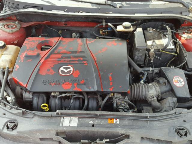 JM1BK143441151100 - 2004 MAZDA 3 HATCHBAC RED photo 7