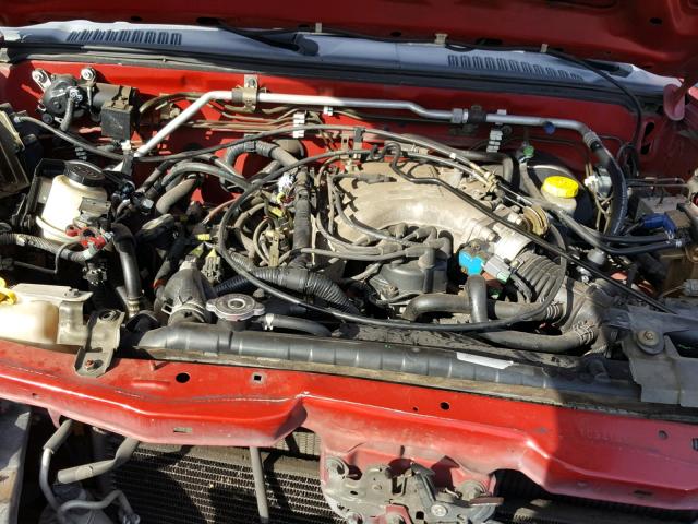 1N6ED27T41C341419 - 2001 NISSAN FRONTIER C RED photo 7