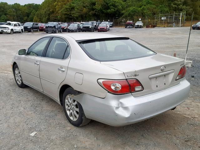 JTHBF30G220043892 - 2002 LEXUS ES 300 TAN photo 3