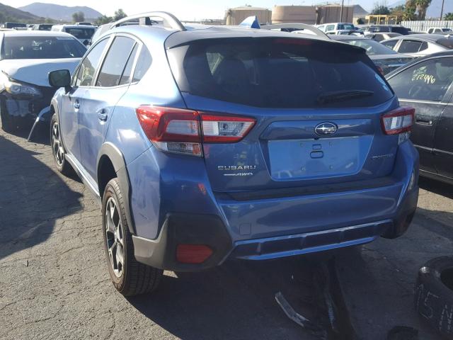 JF2GTABC3JG282566 - 2018 SUBARU CROSSTREK BLUE photo 3