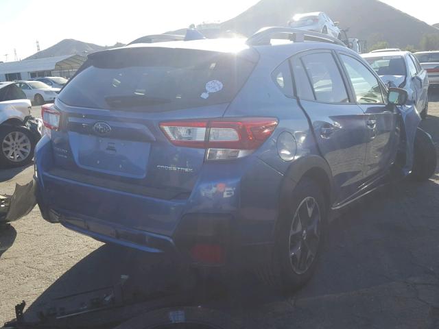 JF2GTABC3JG282566 - 2018 SUBARU CROSSTREK BLUE photo 4