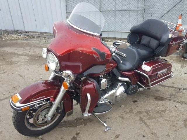 1HD1FC4168Y708191 - 2008 HARLEY-DAVIDSON FLHTCUI BURGUNDY photo 2
