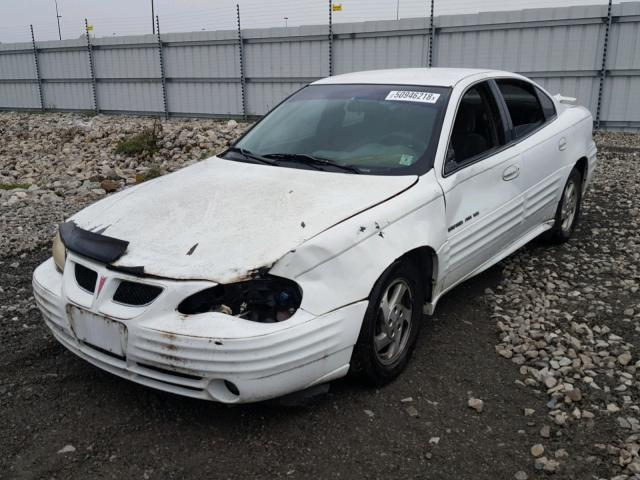 1G2NF52T5YC531332 - 2000 PONTIAC GRAND AM S WHITE photo 2