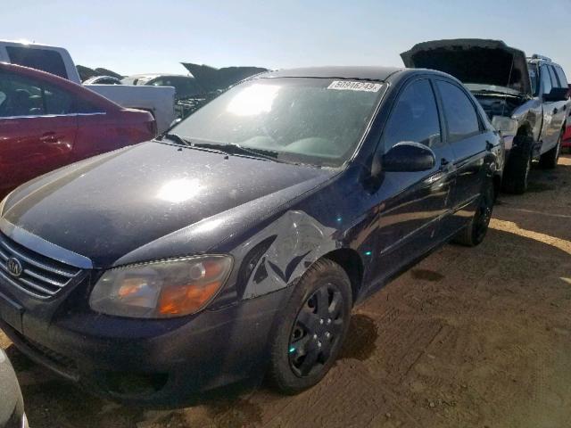 KNAFE221895656618 - 2009 KIA SPECTRA EX BLACK photo 2