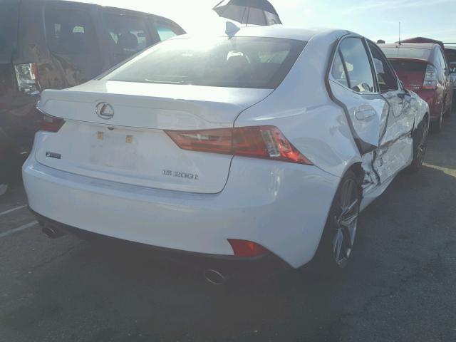 JTHBA1D2XG5022090 - 2016 LEXUS IS 200T WHITE photo 4