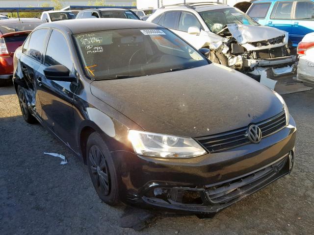 3VW2K7AJ6EM440969 - 2014 VOLKSWAGEN JETTA BASE 黑色 照片 1