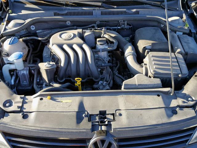 3VW2K7AJ6EM440969 - 2014 VOLKSWAGEN JETTA BASE 黑色 照片 7