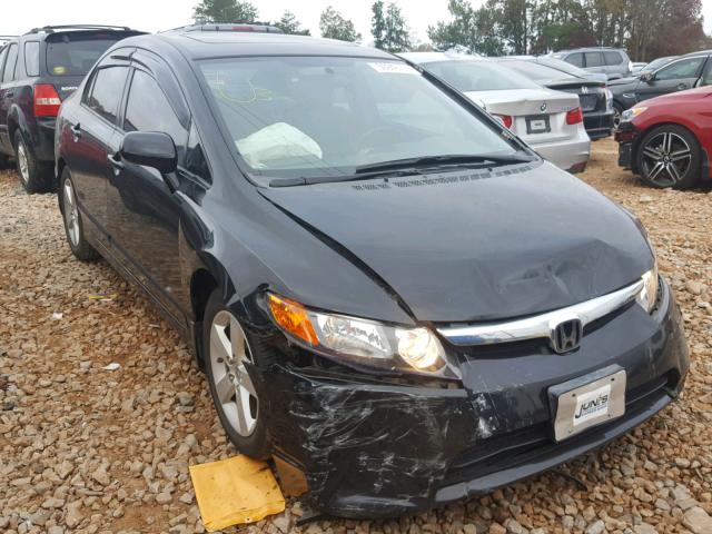 2HGFA16998H324415 - 2008 HONDA CIVIC EXL BLACK photo 1