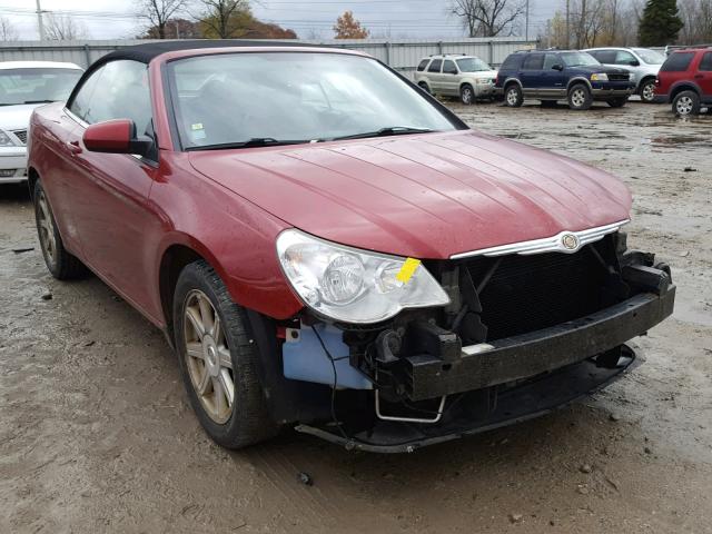 1C3LC55R88N630280 - 2008 CHRYSLER SEBRING TO RED photo 1